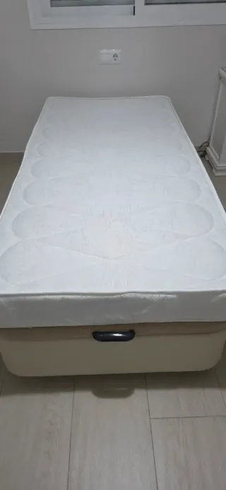 Canape abatible 90 beige + regalo colchon