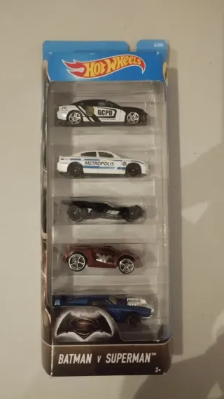 Hot Wheels 5 Pack Batman v Superman