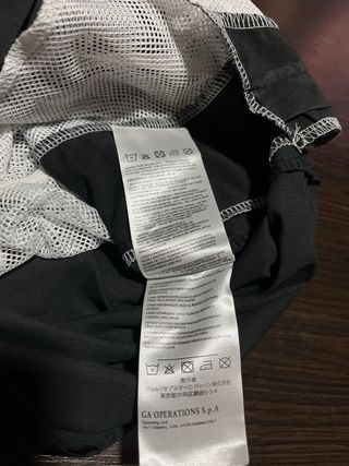 Bañador EA7 Negro con letras naranja