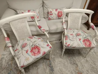 Sillas Vintage Restauradas Madera Maciza