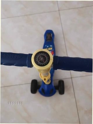 Patinete infantil 3 ruedas azul