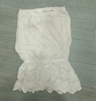 Camiseta Bershka blanca talla S