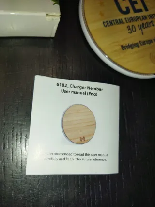 Caricabatterie Wireless Design Legno