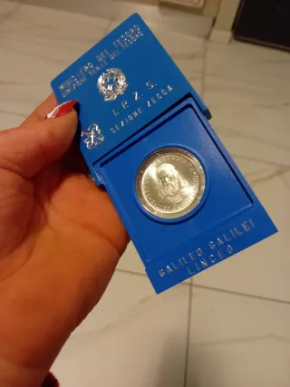 Moneta in Argento Galileo Galilei