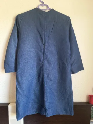 Vestido vaquero manga 3/4