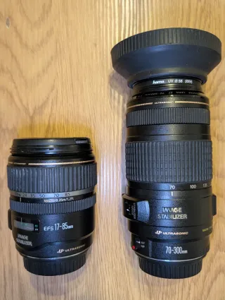 Canon 60D + Lentes EFS 17-85mm y 70-300mm