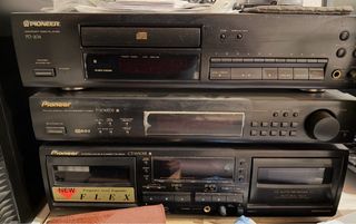 Equipo HiFi Pioneer PD-204, F-204RDS, CT-W505R