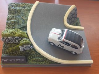 Modellino Fiat Nuova 500 Eco