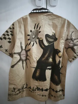 Camisa Cactus Jack Beige Talla M