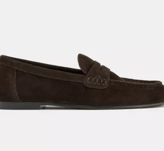 Mocasines Zara Marrones Talla 39