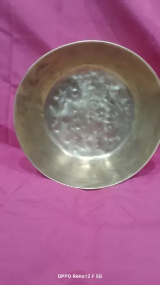 Barreño metálico para coleccionistas