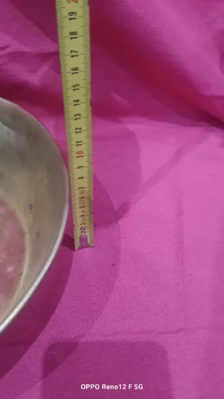 Barreño metálico para coleccionistas