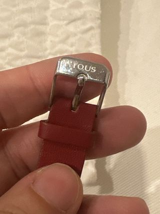 Reloj Tous Rojo y Plateado