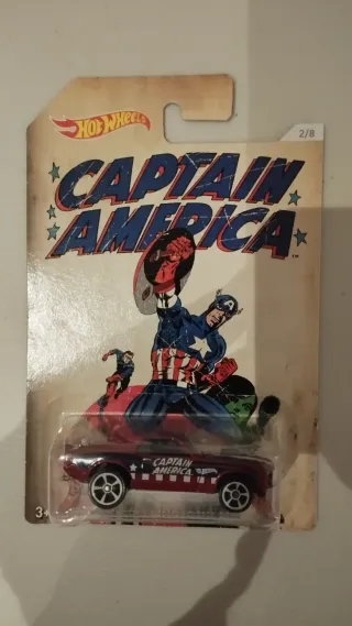 Hot Wheels Capitán América Colección Completa