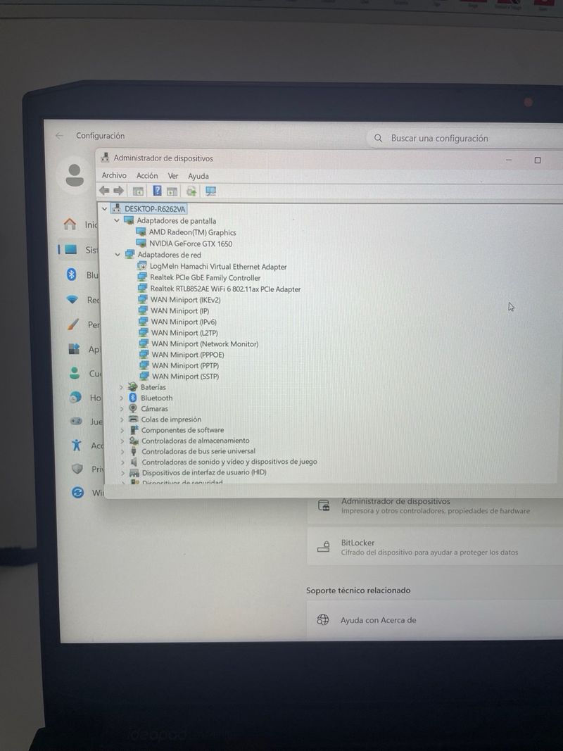 Lenovo Gaming GTX 1650, 120hz ,16gb ram, ryzen 5 afbeelding 4