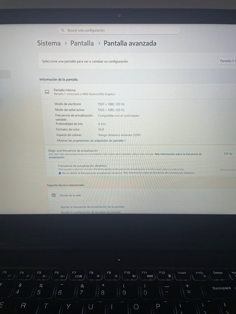 Lenovo Gaming GTX 1650, 120hz ,16gb ram, ryzen 5 afbeelding 5