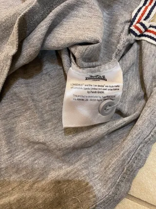 Polo Lonsdale London Grigio Taglia S