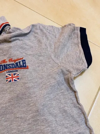 Polo Lonsdale London Grigio Taglia S
