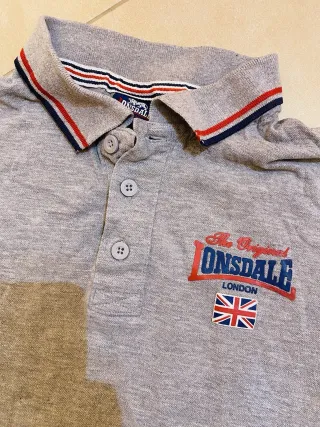 Polo Lonsdale London Grigio Taglia S