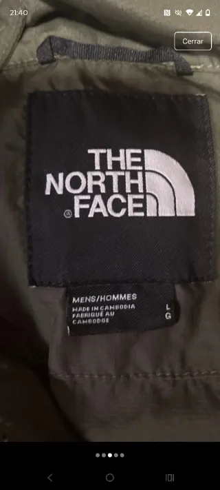 Parka plumas The North Face Hombre Talla L