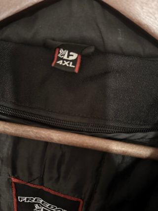 Chaqueta Moto Negra 4XL Protecciones- Freeday