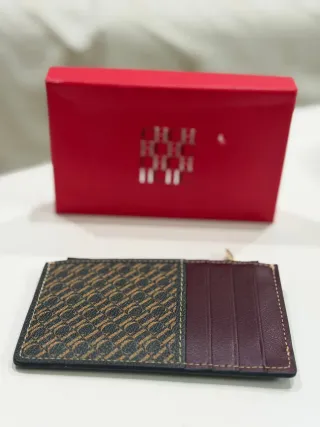 Cartera Carolina Herrera CH Marrón y Dorado