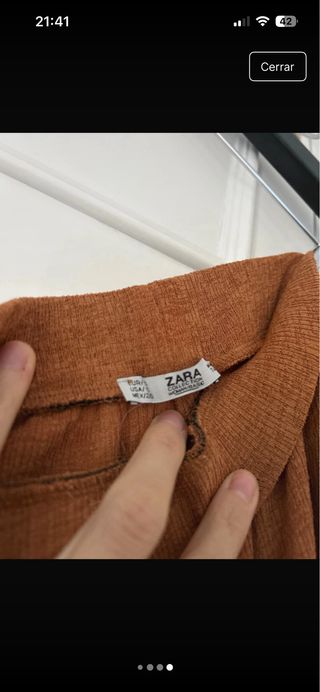 Pantalón ancho cintura elástica