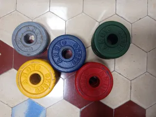 Pesas 0.5kg (500g) - 18 unidades