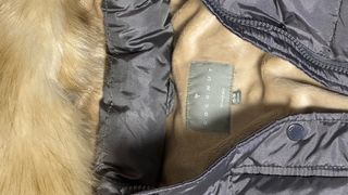 Cazadora acolchada niña capucha pelo