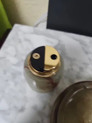 Trío de Ónix: 2 mecheros y 1 cenicero