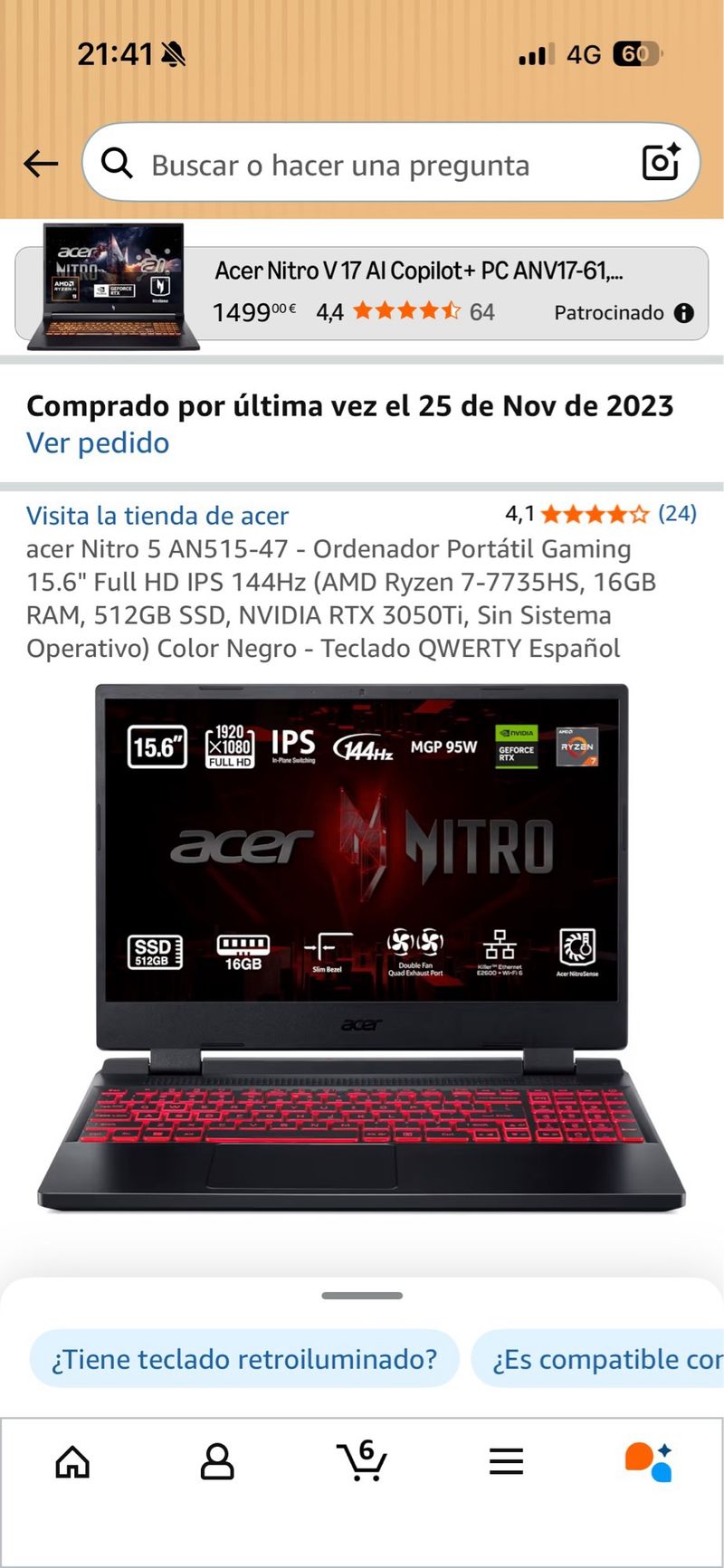Acer Nitro 5 Gaming Laptop