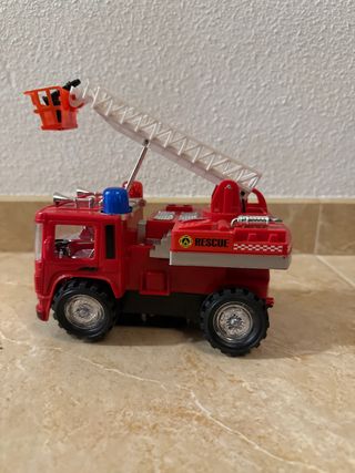 Camión Bomberos Juguete Escalera y Cesta