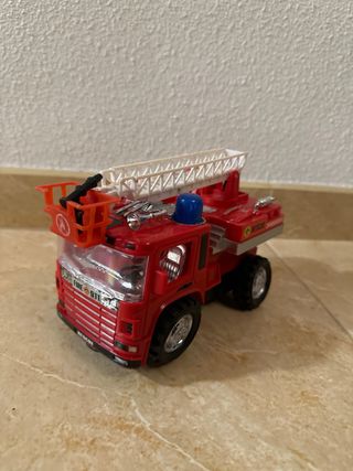 Camión Bomberos Juguete Escalera y Cesta