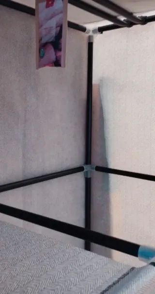 Armario Tela Desmontable Gris/Beige