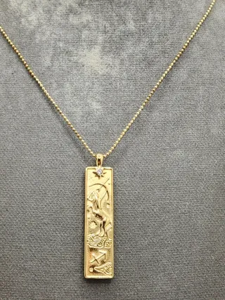 Colgante Sagitario Chapado en Oro