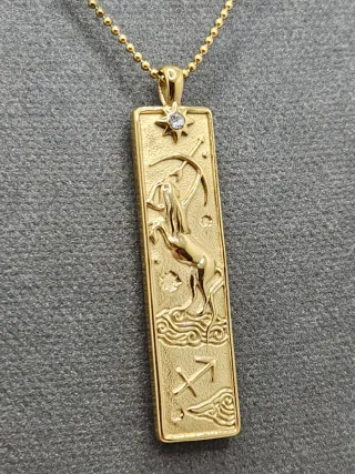 Colgante Sagitario Chapado en Oro