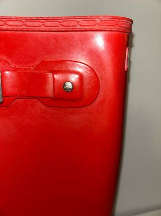 Botas Hunter Originales Rojas Talla 39 frio y lluv