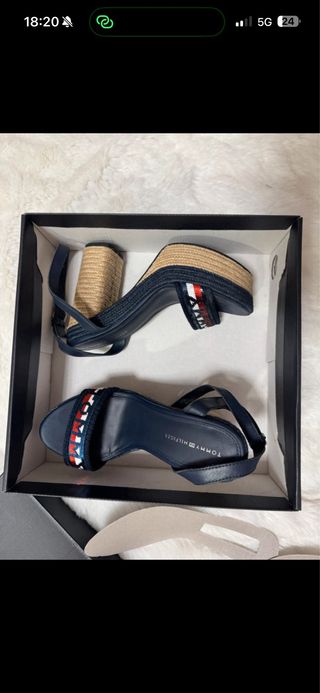 Sandalias Tommy Hilfiger Plataforma Cuña