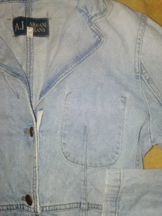 Gabardina Armani Jeans Azul