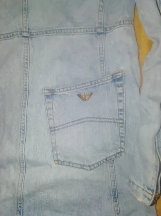 Gabardina Armani Jeans Azul