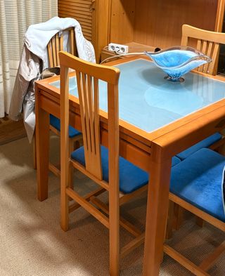 Mesa extensible madera