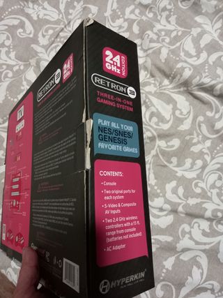 Consola Retron 3 Wireless 2.4 GHz Roja