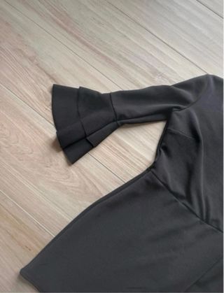 Tuta jumpsuit nera Bershka