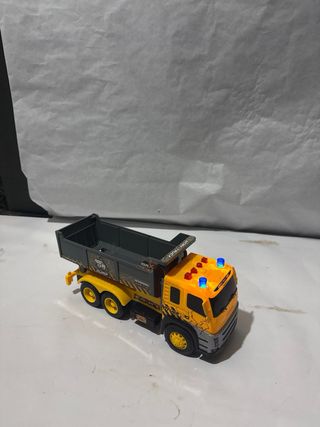 Camión de Juguete Amarillo con Luces y Sonido