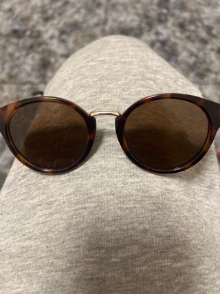 Gafas de sol tortuga y doradas