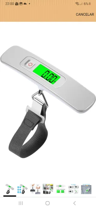 Balanza Digital Maletas Viaje