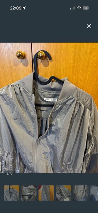 Chaqueta Oysho plateada