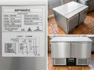 Mesa Preparación Refrigerada Encimera de Mármol