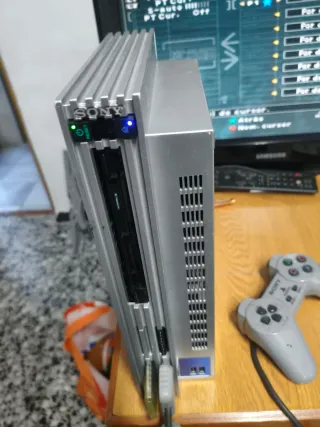 Consola PlayStation 2 Plata + Juegos y Mandos