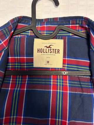 Camisa Hollister cuadros hombre